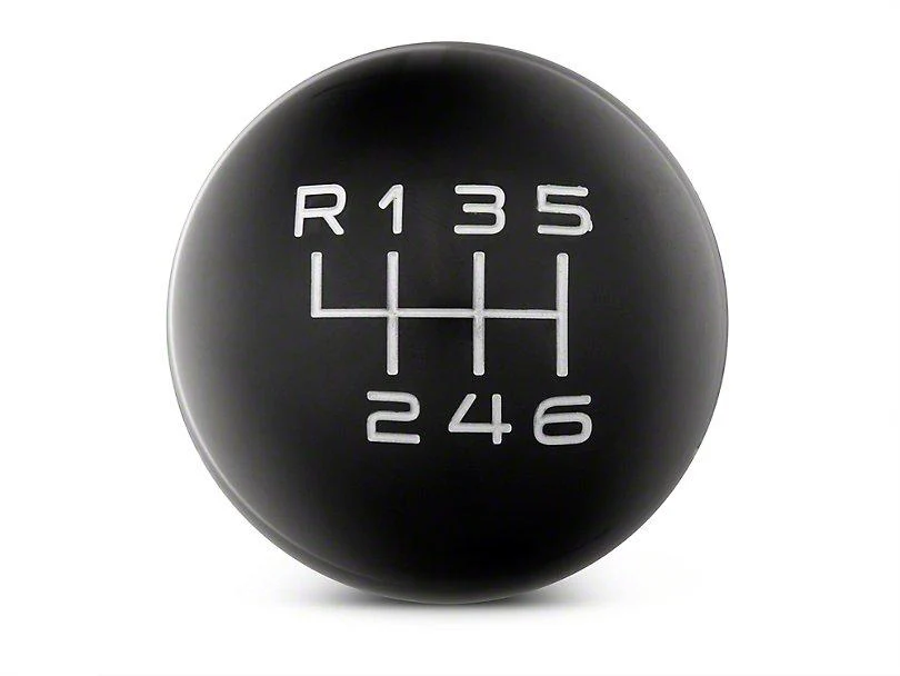 RTR Black Shift Knob - Gray Engraving (11-14 GT, V6) - Image 3